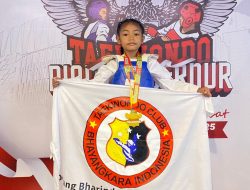 Siswi SD Garuda Manado Sabet Medali Emas Di Kejuaraan Taekwondo Gubernur Cup.