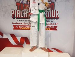 Siswa SD Negeri 12 Manado,  Meraih Medali Emas di Kejuaraan Taekwondo Piala Gubernur Sulut 2025.