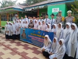 Sat Lantas Polres Langkat “Goes to School” di MTsN 3 Langkat, Bangun Budaya Tertib Berlalu Lintas Sejak Dini
