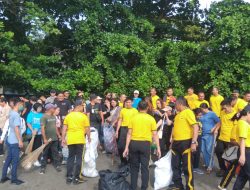Kapolres Bitung Pimpin kegiatan Bersih Pantai Tanjung Ria, Implementasi Gerakan Indonesia Asr