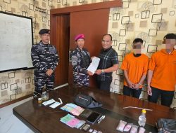Polres Langkat Terima Pelimpahan Dua Diduga Pelaku Narkotika dari Pos Kamla Pangkalan Susu