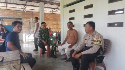 Sinergi TNI-Polri di Pangkalan Brandan, Warga Diajak Ciptakan Ramadhan Aman dan Damai