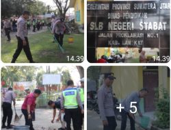 Sesuai rahan Presiden RI, Polres Langkat Laksanakan Kurve di Sekolah SLB Stabat