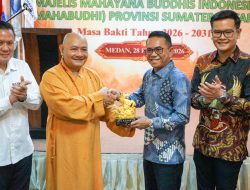 Wakil Wali Kota Medan Apresiasi Pelantikan Mahabudhi Provinsi Sumut, Sebagai Wadah Pengabdian Umat 