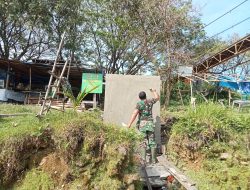 Salah satu Dari 5 Bak Penampungan Air TMMD 127 Kodim 0116/Nagan Raya Hampir Selesai  Salah satu Bak penampungan air mulai Tahap Finising Oleh Satgas TMMD Kodim 0116/Nagan Raya