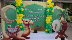 Sambut Idul Fitri, Kantor Pertanahan Kota Medan Percantik Loket Pelayanan demi Kenyamanan Masyarakat