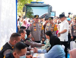 Polda Sumut Sediakan Layanan Kesehatan Gratis bagi Pemudik dan Sopir Bus