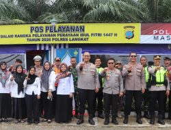 Pamatwil Polda Sumut Tinjau Pos Yan Ops Ketupat Toba 2026 di Langkat, Pastikan Kesiapan Pengamanan Mudik