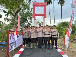 Jembatan Gantung di Batu Hula Kembali Terhubung, Brimob Polda Sumut Pulihkan Akses Vital Warga