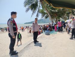 Amankan Libur Lebaran 2026, Polres Tapteng Terjun 77 Personel di Berbagai Objek Wisata