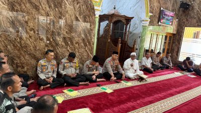 *Personel Polres Langkat Laksanakan Binrohtal, Kapolres Tekankan Peningkatan Iman dan Integritas Pasca Lebaran*