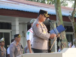 Kapolres Langkat Pimpin Upacara di SMAN 1 Stabat, Tekankan Disiplin, Anti Narkoba dan Bijak Bermedsos