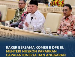 *Raker Bersama Komisi II DPR RI, Menteri Nusron Paparkan Capaian Kinerja dan Anggaran Kementerian ATR/BPN Tahun 2026*