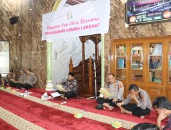 *Polres Langkat Gelar Binrohtal, Perkuat Iman dan Kebersamaan Personel*