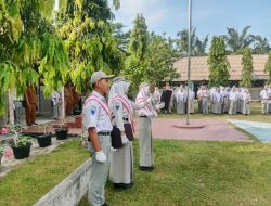 Kasat Binmas Polres Langkat Jadi Pembina Upacara, Sampaikan Pesan Kamtibmas kepada Pelajar