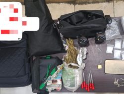 *Sat Res Narkoba Polres Langkat Amankan Diduga Pelaku Narkotika di Pematang Jaya*