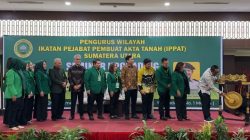 Kakanwil BPN SUMUT SRI PRANOTO Membuka dan  Memberi arahan dalam kegiatan Seminar Upgrading IPPAT Sumatera Utara