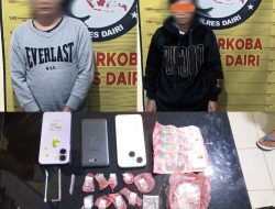 Miliki Sabu, Sat Narkoba Polres Dairi Berhasil Ringkus Residivis Bersama Wanita di Kamar Kos – Kosan