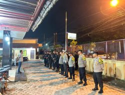 Patroli Skala Besar Brimob Polda Sumut Sisir Belawan, Sajam hingga Miras Diamankan