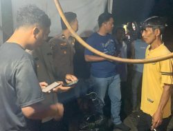Personel Polres Batu Bara Respon Cepat 110 Amankan Terduga Pelaku Pencurian di Desa Sumber Padi.