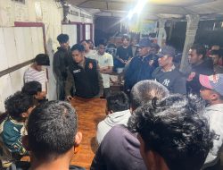 Personel Gabungan Polres Karo Sigap Redam Tawuran Antar Pemuda di Kineppen