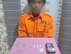 Polsek Salapian Bongkar Peredaran Sabu di Pancur Ido, Pengedar Ditangkap Bersama Barang Bukti 2,06 Gram