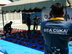 Semangat Berbagi Idul Adha, Bea Cukai Lhokseumawe Distribusikan 129 Paket Daging Qurban