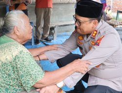 Kapolres Langkat Tunjukkan Kepedulian terhadap Lansia di Secanggang, Humanisme Polri Hadir di Tengah Masyarakat