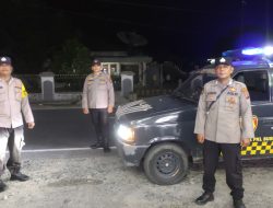Tekan Kriminalitas Malam Hari Polsek Pangkalan Susu Gelar Patroli Antisipasi 3C