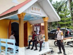 Polsek Pangkalan Susu Polres Langkat Hadirkan Rasa Aman Lewat Program Minggu Kasi dan Pengamanan Ibadah Gereja