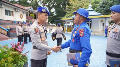 Kapolda Sultra Tekankan Personel Ditpolairud Kesiapsiagaan dan Tingkatkan Patroli Perairan Hadapi Tantangan Karakteristik Wilayah Perairan*