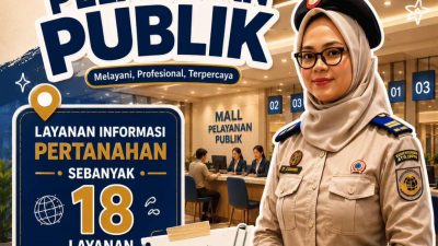 Mall Pelayanan Publik Layani 18 Permohonan Informasi Pertanahan pada Periode 6–10 Juli 2026