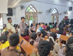 Polsek Tanjung Pura Intensifkan Pengamanan Ibadah Minggu Kasih, Perkuat Pelayanan dan Kamtibmas di Rumah Ibadah