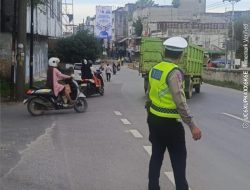 Sat Lantas Polres Langkat Intensifkan Gatur Lalin Pagi, Kapolres Apresiasi Kinerja Personel