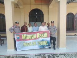 Polres Langkat Amankan Ibadah Minggu di Empat Gereja, Wujud Komitmen Jaga Kerukunan Umat Beragama