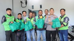 Kapolres Langkat Silaturahmi dengan Pengemudi Ojek Online, Ajak Jaga Kamtibmas Jelang HUT RI