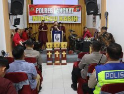 Kapolres Langkat Gelar Minggu Kasih Bersama Jemaat GPdi Lembah Pujian