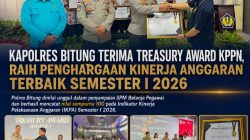 Kapolres Bitung Terima Treasury Award KPPN, Raih Penghargaan Kinerja Anggaran Terbaik Semester I 2026