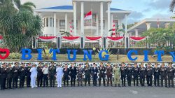 Kapolres Bitung Pimpin Upacara Taptu, Kobarkan Semangat Kemerdekaan dan Penghormatan kepada Pahlawan