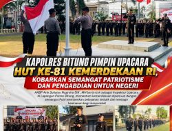 Kapolres Bitung Pimpin Upacara HUT ke-81 Kemerdekaan RI, Kobarkan Semangat Patriotisme dan Pengabdian untuk Negeri