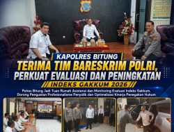 Kapolres Bitung Sambut Tim Bareskrim Polri, Perkuat Profesionalisme Penegakan Hukum
