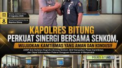 Kapolres Bitung Perkuat Sinergi Bersama Senkom untuk Wujudkan Kamtibmas yang Kondusif
