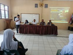 Polri Hadir di Sekolah, Sat Binmas Polres Langkat Edukasi Pelajar Cegah Pergaulan Bebas dan Gangguan Kamtibmas