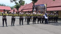 Kapolres Binjai Cek Langsung Kesiapsiagaan Pleton Dalmas