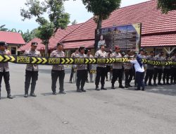 Kapolres Binjai Cek Langsung Kesiapsiagaan Pleton Dalmas