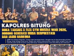 Kapolres Bitung Buka Tarsius X Flex GYM Muscle War 2026, Dorong Generasi Muda Berprestasi dan Jauhi Narkoba