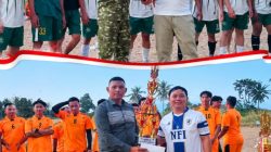 Final Sepak Bola HUT ke-81 RI di Tanjung Merah Berlangsung Meriah dan Aman