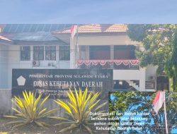 Bulan Agustus 2026 Dinas Kehutanan Sulut Abaikan Simbol Kemerdekaan RI, Bendera Robek Dikibarkan Depan Kantor