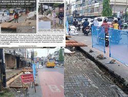 Akses Rumah dan Tempat Usaha Tertutup, Proyek BRT Membidangi di Medan Tuai Keluhan Para Warga