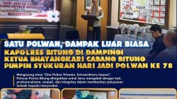 Satu Polwan, Dampak Luar Biasa: Kapolres Bitung didampingi Ketua Bhayangkari Cabang Bitung, Pimpin Syukuran Hari Jadi Polwan ke-78